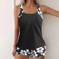Tatjana | Tankini mit Hibiskus-Print