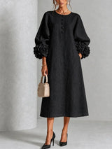 Rosalin | Midi-Blumen Kleid