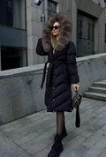 Christina | Elegante Freizeitjacke mit Kunstfellkragen