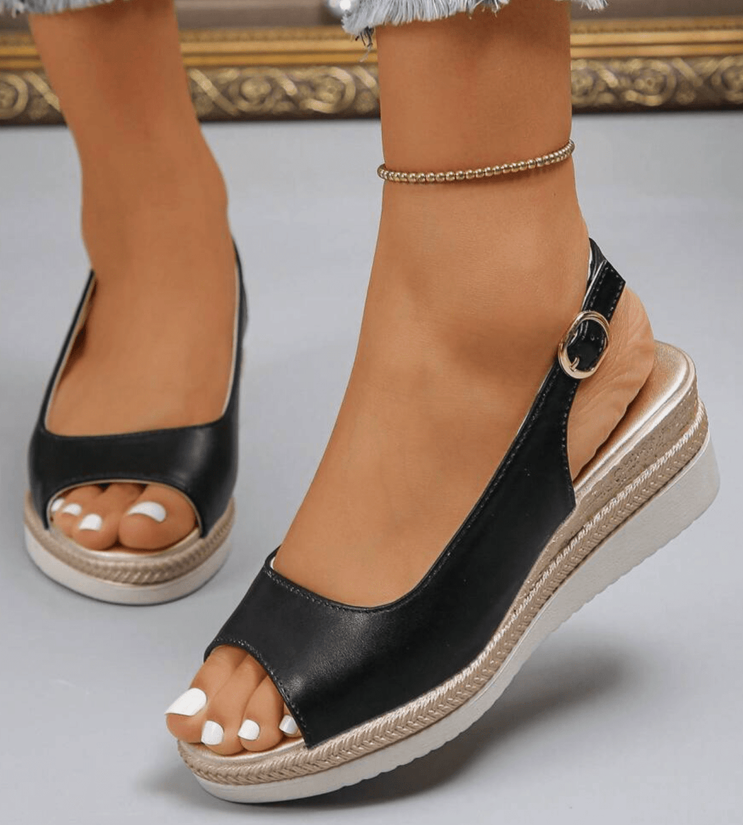 Zoe | Plateausandalen