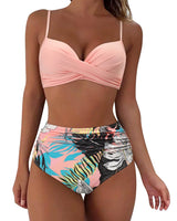 Wilma | Hochschnitt-Bikini mit Wickel-Top