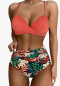 Wilma | Hochschnitt-Bikini mit Wickel-Top