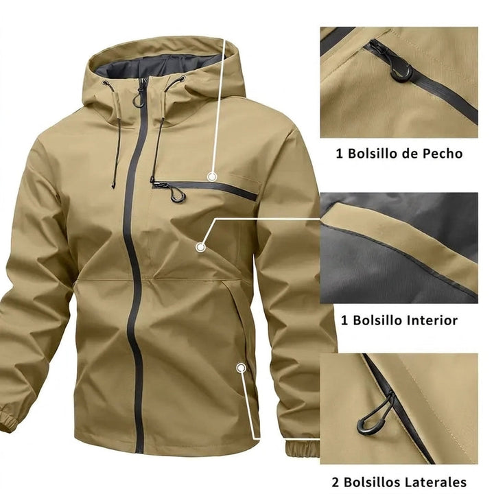 Hein | 3-in-1 wasserdichte Jacke für Herren