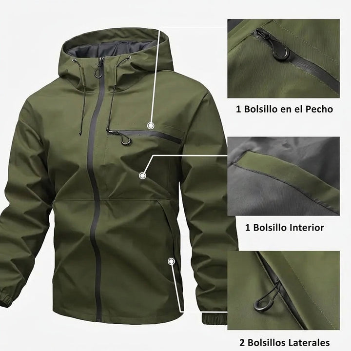 Hein | 3-in-1 wasserdichte Jacke für Herren