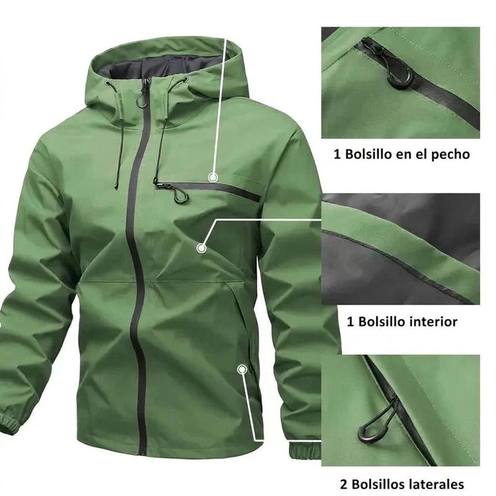 Hein | 3-in-1 wasserdichte Jacke für Herren