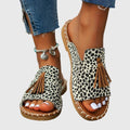 Lorraine | Boho-Quasten Sandalen