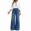 Lucia | Jeans mit weitem Bein und streckendem Effekt