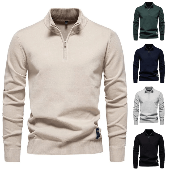 Daan I Pullover mit Reißverschluss