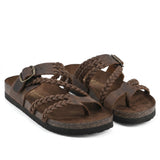 Margarethe - Bio-Sandalen mit Geflochtenen Riemen