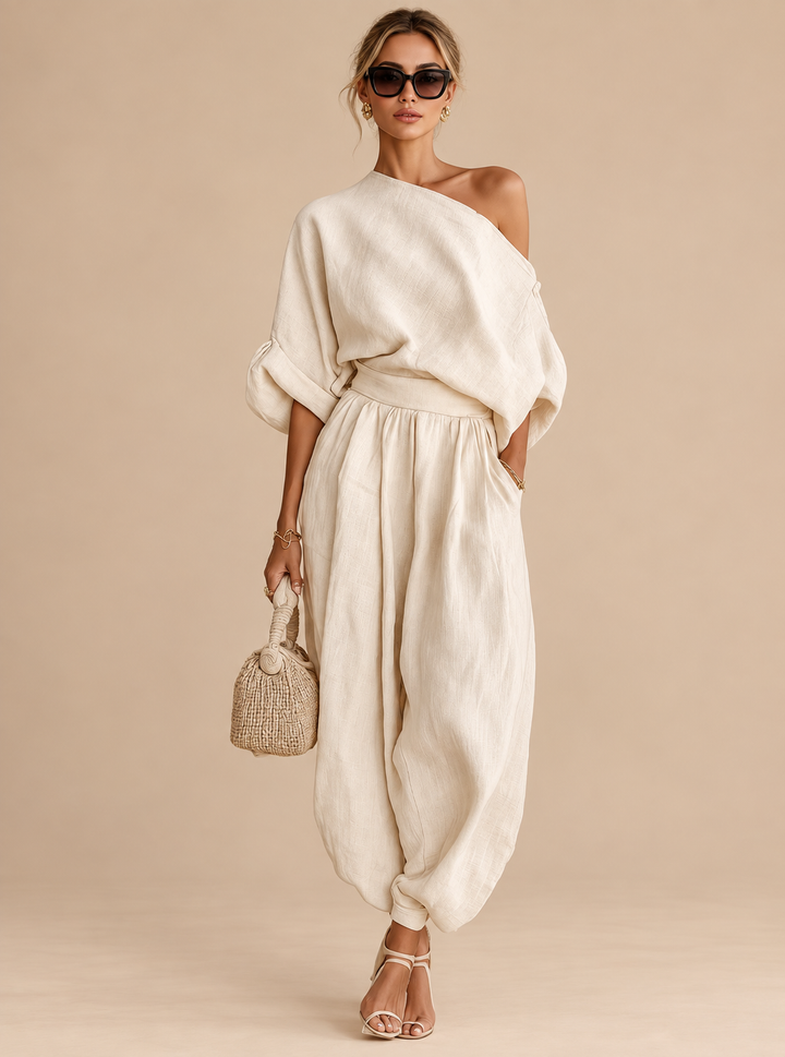 Ariadna | Zweiteiliges Set mit Off-the-Shoulder-Design