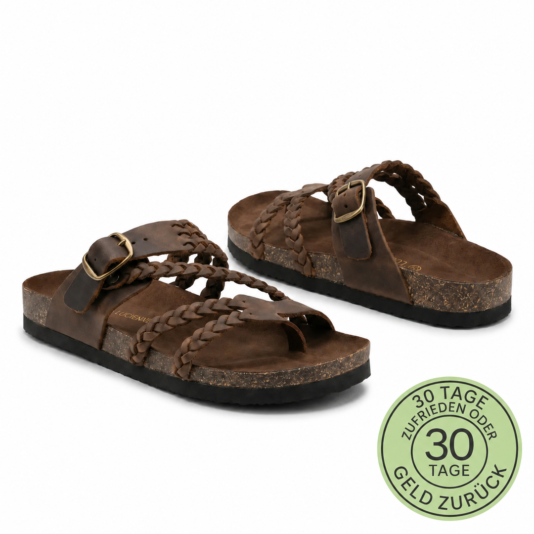 Klara – Orthopädische Komfort-Ledersandalen für Damen