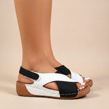 Celia | Sandalen im Farbblock-Design