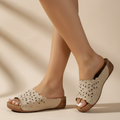 Delilah | Bequeme Sandalen mit Offener Zehenpartie