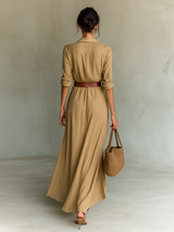 Savannah | Fließendes Maxikleid