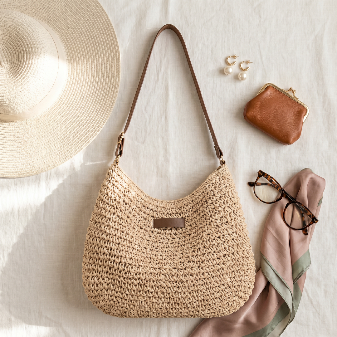 Greta | Elegante Geflochtene Tasche