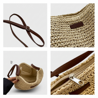 Greta | Elegante Geflochtene Tasche