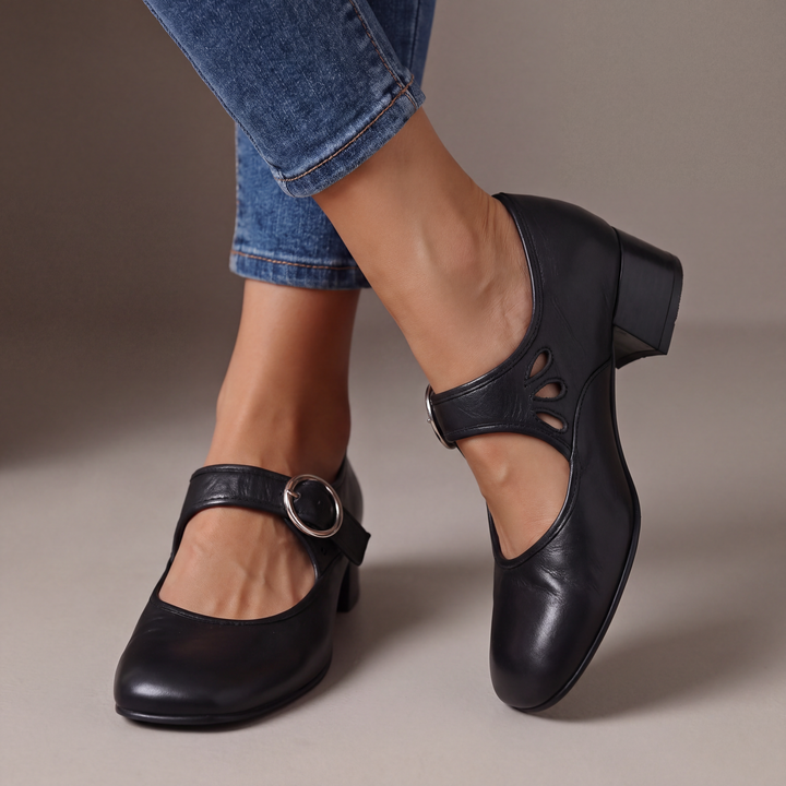 Silvia | Pumps mit Riemchen