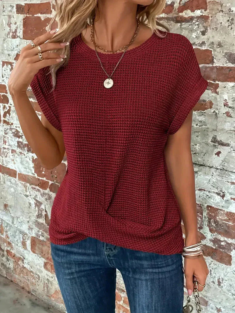 Nisa | Stylisches Rundhals-Shirt