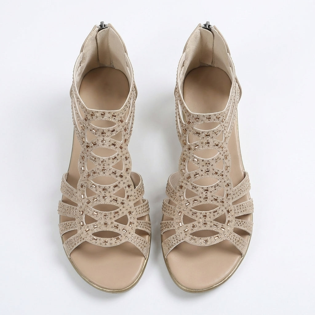 Brigitte | Damen-Keilsandalen