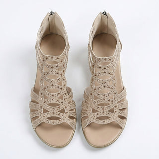 Brigitte | Damen-Keilsandalen