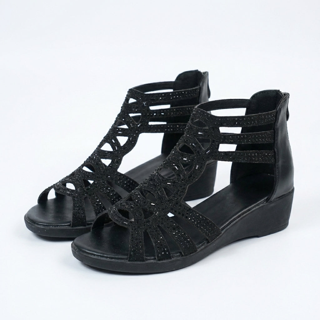Brigitte | Damen-Keilsandalen