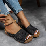 Delilah | Bequeme Sandalen mit Offener Zehenpartie