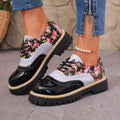 Bianca | Blumige Schuhe mit Fußbett