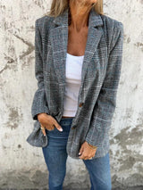 Anabella | Lässiger kariert Blazer