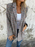 Anabella | Lässiger kariert Blazer