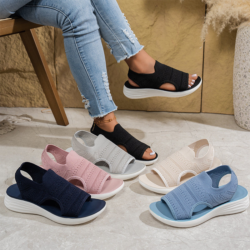 Anne | Damen Sandalen mit luftiger Plattform
