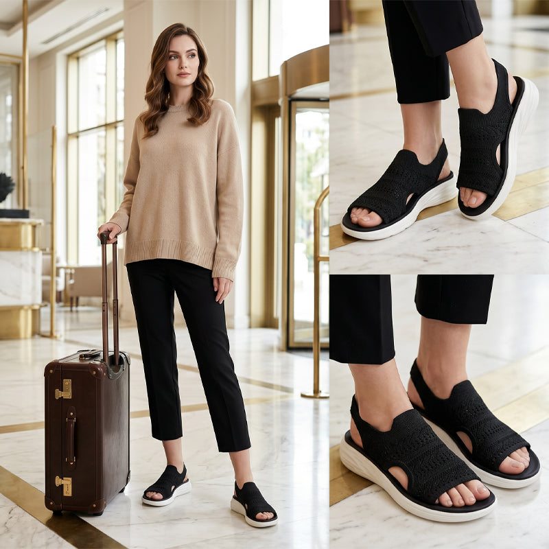 Anne | Damen Sandalen mit luftiger Plattform