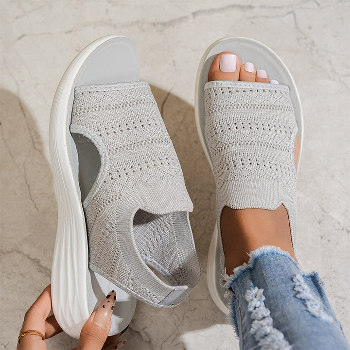 Anne | Damen Sandalen mit luftiger Plattform