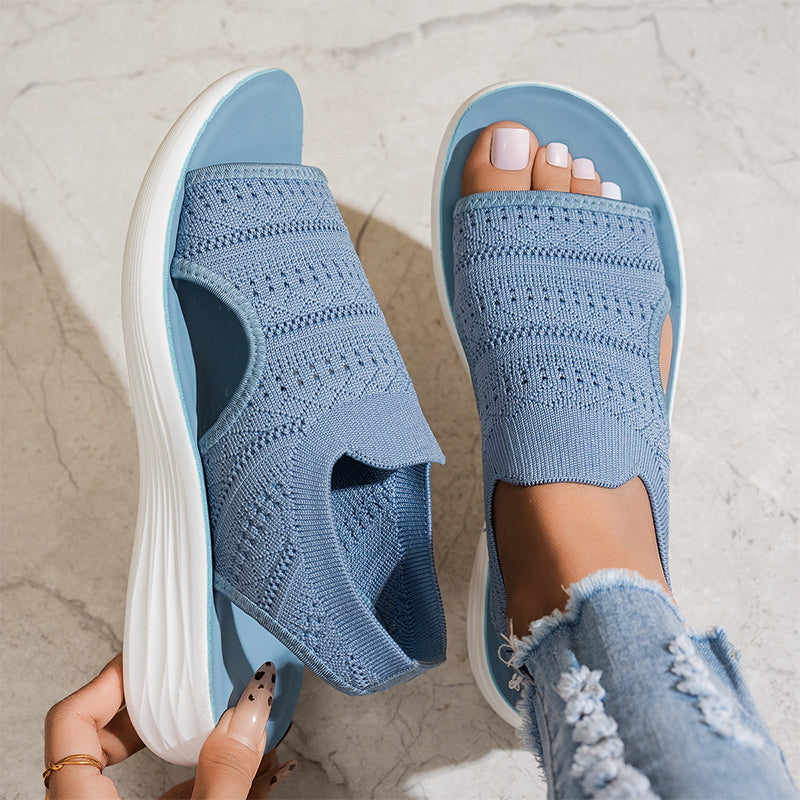Anne | Damen Sandalen mit luftiger Plattform