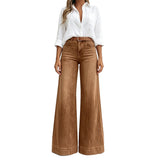 Lucia | Jeans mit weitem Bein und streckendem Effekt