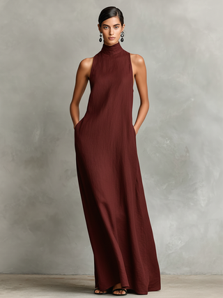 Katrin | Elegant Maxi Dress with Minimalist Design