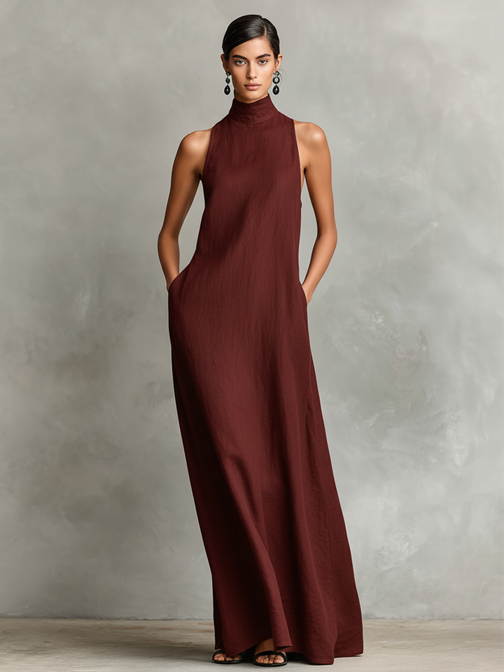Katrin | Elegant Maxi Dress with Minimalist Design
