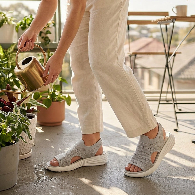 Anne | Damen Sandalen mit luftiger Plattform
