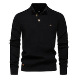 Michiel | Herren Pullover mit Knopfdessin