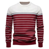 Sebastian | Herrenpullover mit Streifendesign