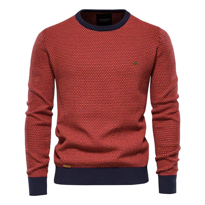 Julius | Herrenpullover mit Rautenmuster